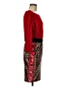 Venus Animal Print Red Cocktail Dress Size M - photo 4