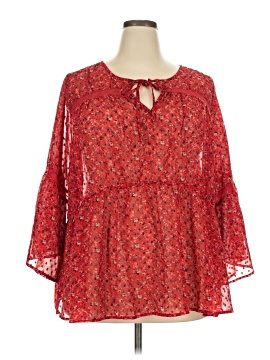 Lucky Brand 3/4 Sleeve Blouse