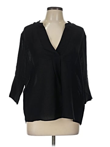 Soaked 3/4 Sleeve Blouse (view 1)