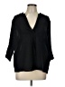 Soaked Black 3/4 Sleeve Blouse Size L (estimated) - photo 1