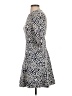 Zara Argyle Blue Cocktail Dress Size S - photo 5