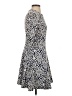 Zara Argyle Blue Cocktail Dress Size S - photo 4