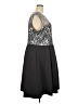Collection Animal Print Gray Cocktail Dress Size 22 - photo 4