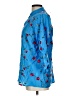 Kindred 100% Polyester Blue 3/4 Sleeve Blouse Size L - photo 5