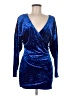 Torn by Ronny Kobo Blue Long Sleeve Top Size M - photo 1