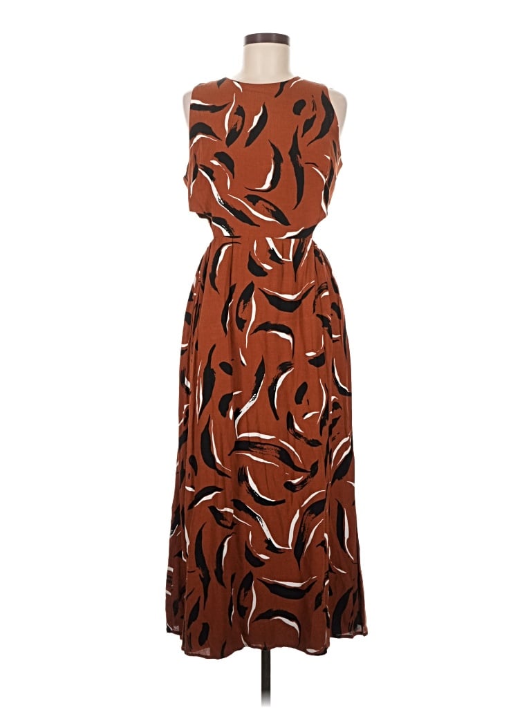 Pre-owned Corey Lynn Calter Casual Dress In Brown