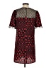 BCBGeneration 100% Polyester Print Red Casual Dress Size S - photo 2