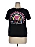 Emery Rose 100% Polyester Black Short Sleeve T-Shirt Size 0X - photo 1