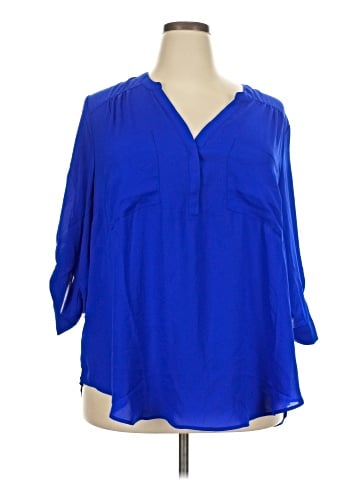 Torrid 3/4 Sleeve Blouse (view 1)