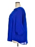 Torrid 100% Polyester Blue 3/4 Sleeve Blouse Size 3X Plus (3) - photo 5