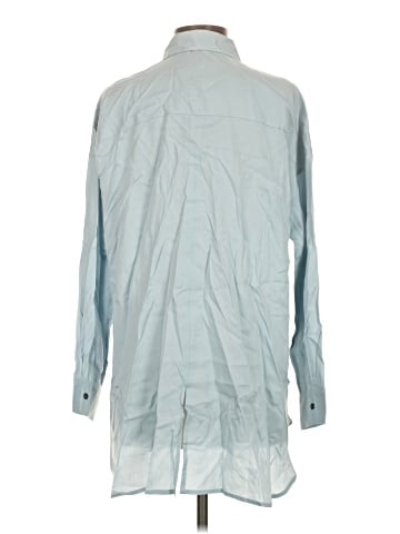 Adrienne Landau Onyx Long Sleeve Button-Down Shirt (view 2)