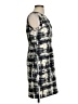 Pendleton 100% Silk Graphic Ivory Black Cocktail Dress Size 4 - photo 4