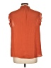Jones & Co 100% Polyester Orange Short Sleeve Blouse Size L - photo 2