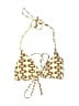 Follow Suit Print Tan Swimsuit Top Size S - photo 1
