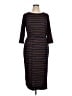 Lane Bryant Stripes Brown Blue Casual Dress Size 14 - 16 Plus - photo 1