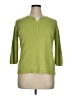 Cj Banks 100% Cotton Green Pullover Sweater Size 0X - photo 1