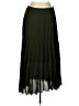 Max Studio 100% Polyester Solid Green Formal Skirt Size L - photo 1