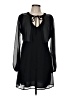 BCBGeneration 100% Polyester Solid Black Casual Dress Size M - photo 1