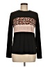 Ranlege Animal Print Black Long Sleeve T-Shirt Size M - photo 1