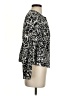 Chico's 100% Cotton Animal Print Black Jacket Size Sm (0) - photo 4