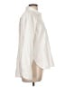 Ann Taylor LOFT Solid Ivory Long Sleeve Button-Down Shirt Size L - photo 4