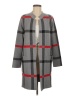 Tahari Plaid Gray Coat Size M - photo 1