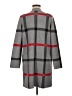 Tahari Plaid Gray Coat Size M - photo 2