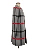 Tahari Plaid Gray Coat Size M - photo 4