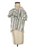 LoveShackFancy Stripes Gray Silver Sleeveless Blouse Size XS - photo 5