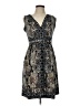 Perceptions Paisley Gray Cocktail Dress Size 10 (petite) - photo 1