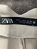 Zara Solid Gray Casual Pants Size S - photo 7