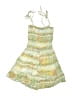 Assorted Brands 100% Rayon Tie-dye Green Tan Dress Size S (youth) - photo 2