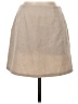 Missguided Solid Tan Casual Skirt Size 4 - photo 1