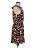 Parker 100% Polyester Floral Brown Cocktail Dress Size S - photo 4