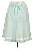 Christopher Deane Chevron-herringbone Teal Casual Skirt Size 2 - photo 1