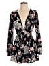 Charlotte Russe Floral Black Romper Size S - photo 1