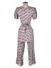 Slide Show Floral Blue Jumpsuit Size 6 - photo 2