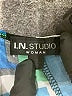 I.N. Studio Color Block Blue Short Sleeve Blouse Size 2X - photo 7