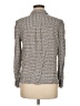 Max Studio 100% Rayon Polka Dots Gray Long Sleeve Blouse Size M - photo 2