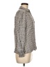 Max Studio 100% Rayon Polka Dots Gray Long Sleeve Blouse Size M - photo 4