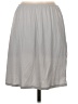 Uniqlo 100% Polyester Solid Silver Gray Casual Skirt Size S - photo 2