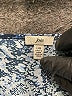 Joie 100% Polyester Paisley Blue Long Sleeve Blouse Size L - photo 7