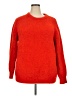 Future Collective 100% Polyester Solid Orange Pullover Sweater Size XXL - photo 1