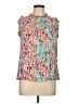 Ott 100% Rayon Teal Sleeveless Blouse Size L - photo 1