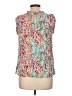 Ott 100% Rayon Teal Sleeveless Blouse Size L - photo 2