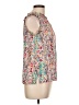 Ott 100% Rayon Teal Sleeveless Blouse Size L - photo 4