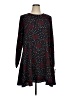 Halogen 100% Polyester Print Burgundy Casual Dress Size 1X - photo 1