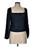 J.Crew 100% Polyester Black Long Sleeve Blouse Size L - photo 1