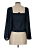 J.Crew 100% Polyester Black Long Sleeve Blouse Size L - photo 2