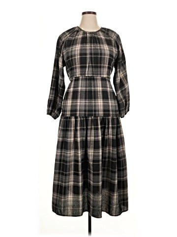 Olive Casual Dress (view 1)